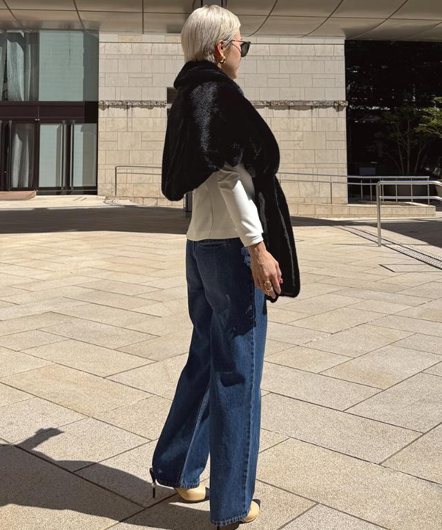 リッチボリュームファーポンチョ_iwa25aw-co12