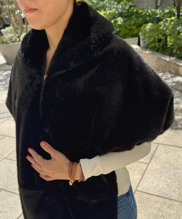 リッチボリュームファーポンチョ_iwa25aw-co12