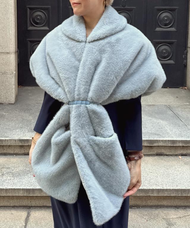 リッチボリュームファーポンチョ_iwa25aw-co12