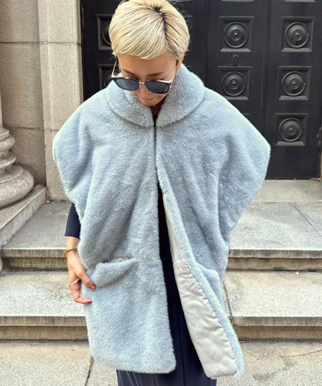 リッチボリュームファーポンチョ_iwa25aw-co12