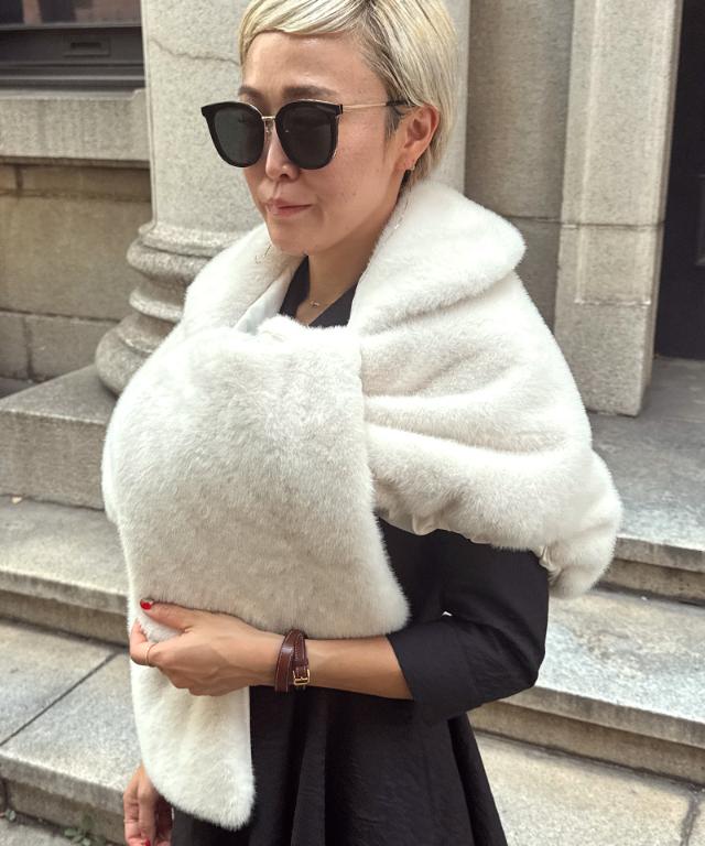 リッチボリュームファーポンチョ_iwa25aw-co12