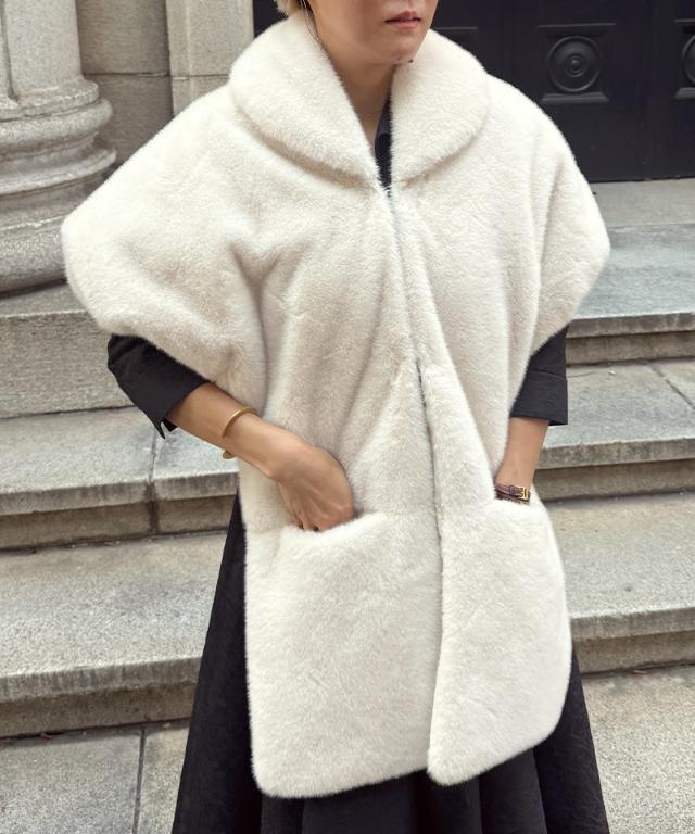 リッチボリュームファーポンチョ_iwa25aw-co12