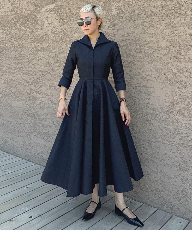 ジャガードフィット＆フレアワンピース_iwa25aw-op02