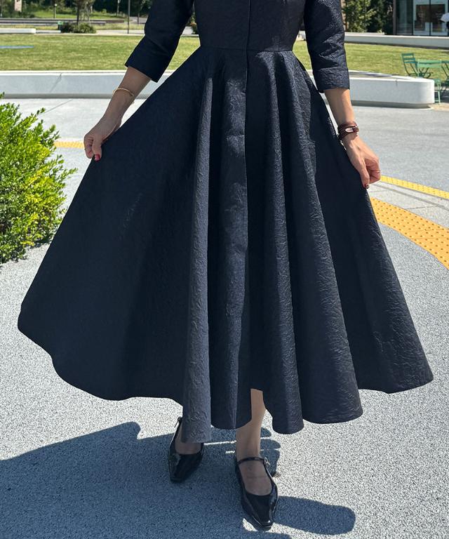 ジャガードフィット＆フレアワンピース_iwa25aw-op02