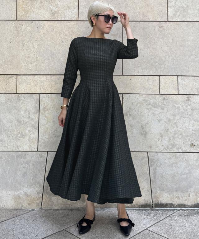 千鳥立体フレアワンピース_iwa25aw-op05