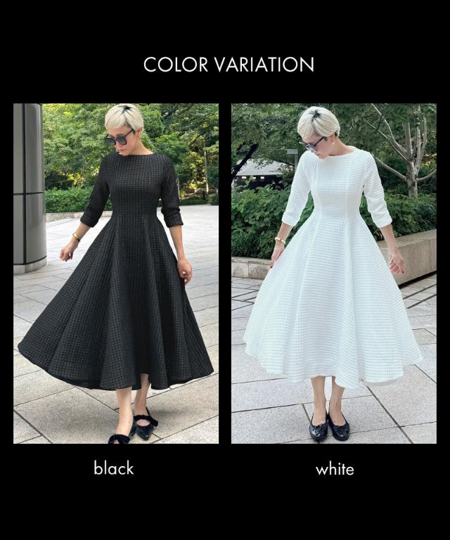 千鳥立体フレアワンピース_iwa25aw-op05