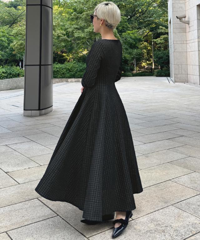千鳥立体フレアワンピース_iwa25aw-op05