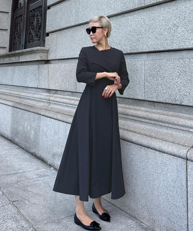 カラー折り返しワンピース｜JENNE(ジェンヌ)公式通販：パリジェンヌの