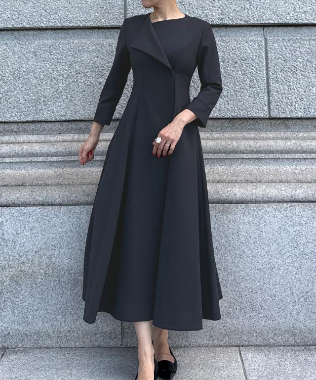 カラー折り返しワンピース_iwa25aw-op10