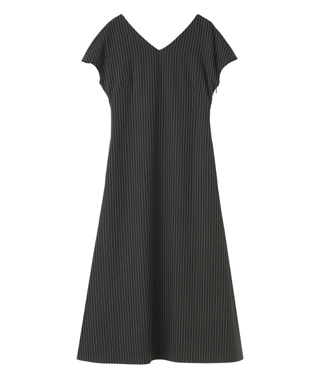 ピンストライプ美シルエットワンピース_iwa25aw-op16