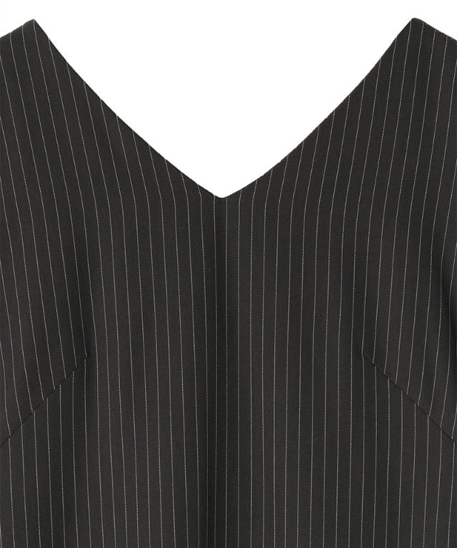 ピンストライプ美シルエットワンピース_iwa25aw-op16