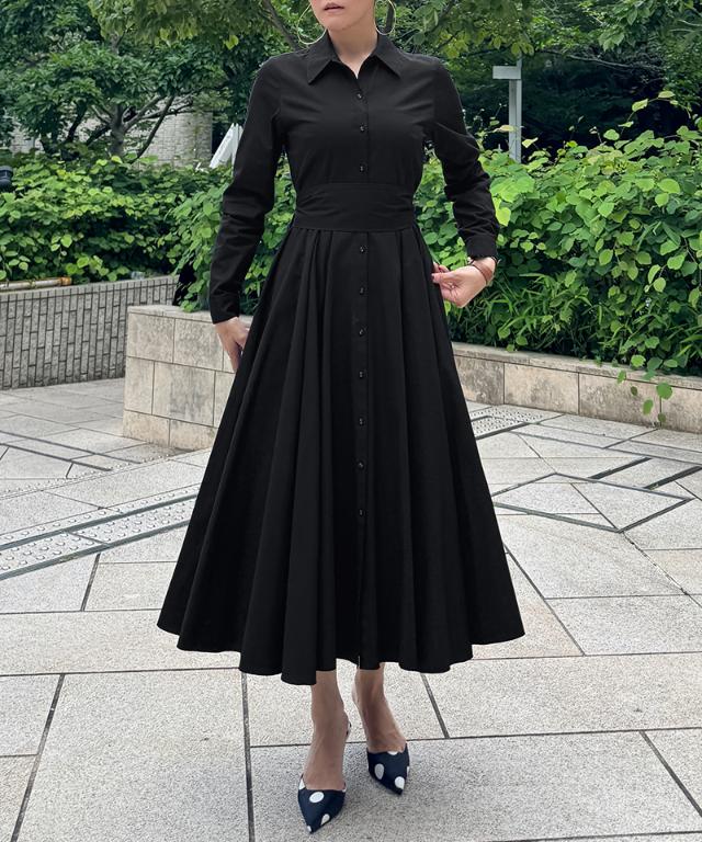 オードリールックエアリーワンピース・長袖_iwa25aw-op22