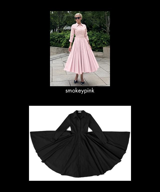 オードリールックエアリーワンピース・長袖_iwa25aw-op22