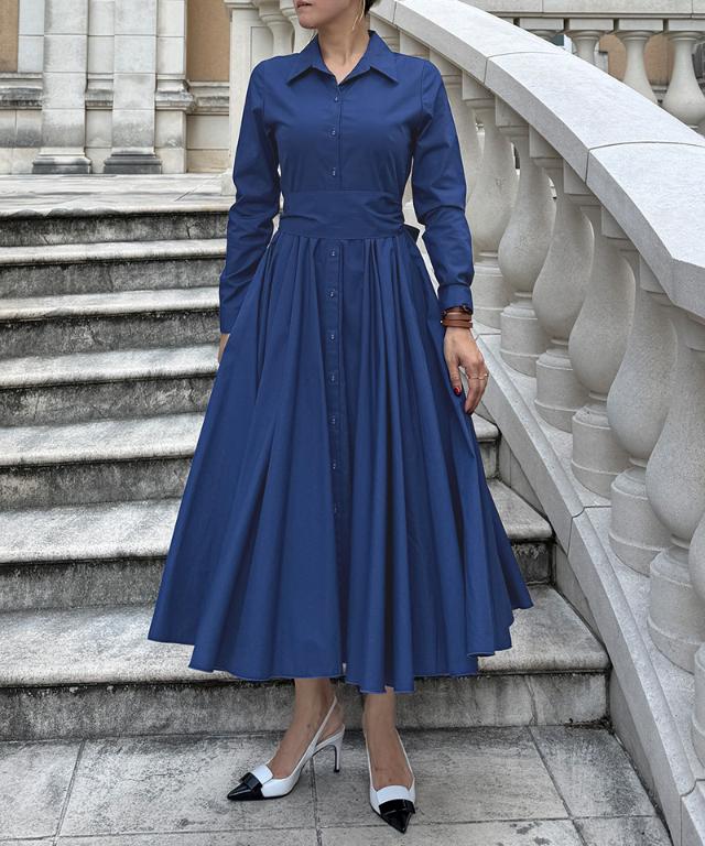 オードリールックエアリーワンピース・長袖｜JENNE(ジェンヌ)公式通販