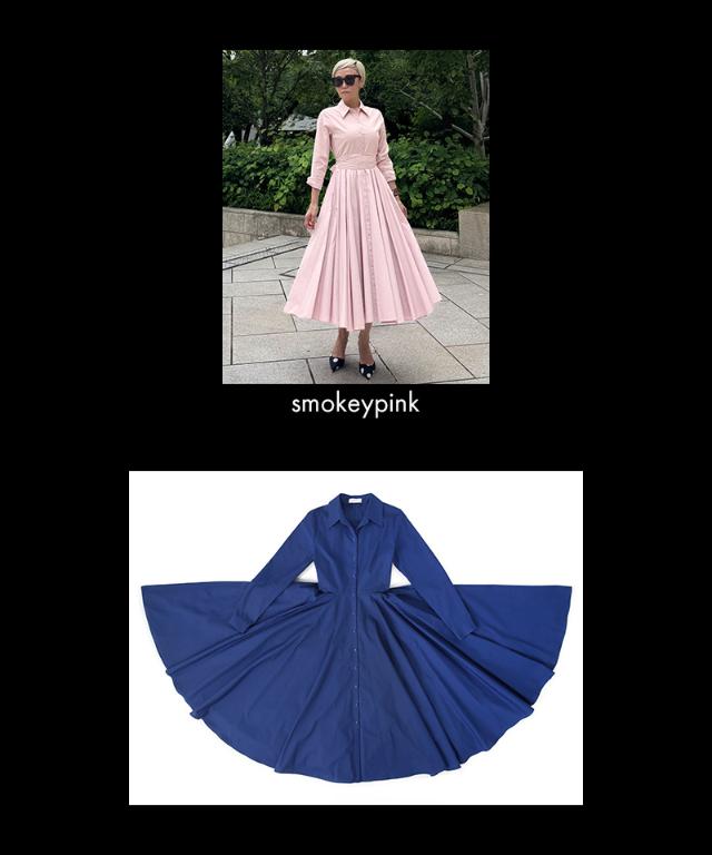 オードリールックエアリーワンピース・長袖_iwa25aw-op22