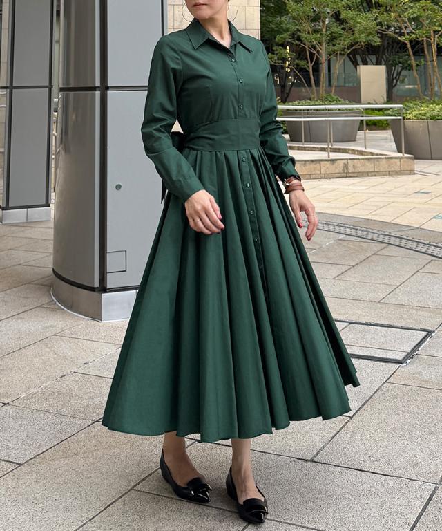 オードリールックエアリーワンピース・長袖_iwa25aw-op22