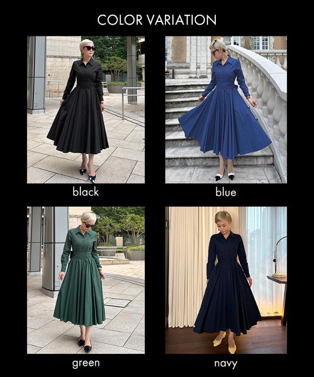 オードリールックエアリーワンピース・長袖_iwa25aw-op22