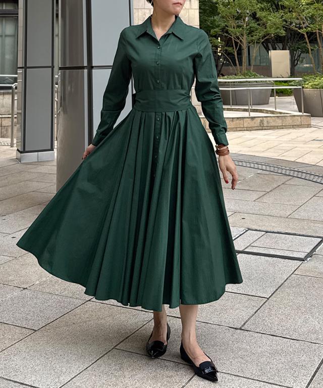 オードリールックエアリーワンピース・長袖_iwa25aw-op22