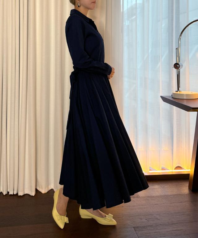 オードリールックエアリーワンピース・長袖_iwa25aw-op22