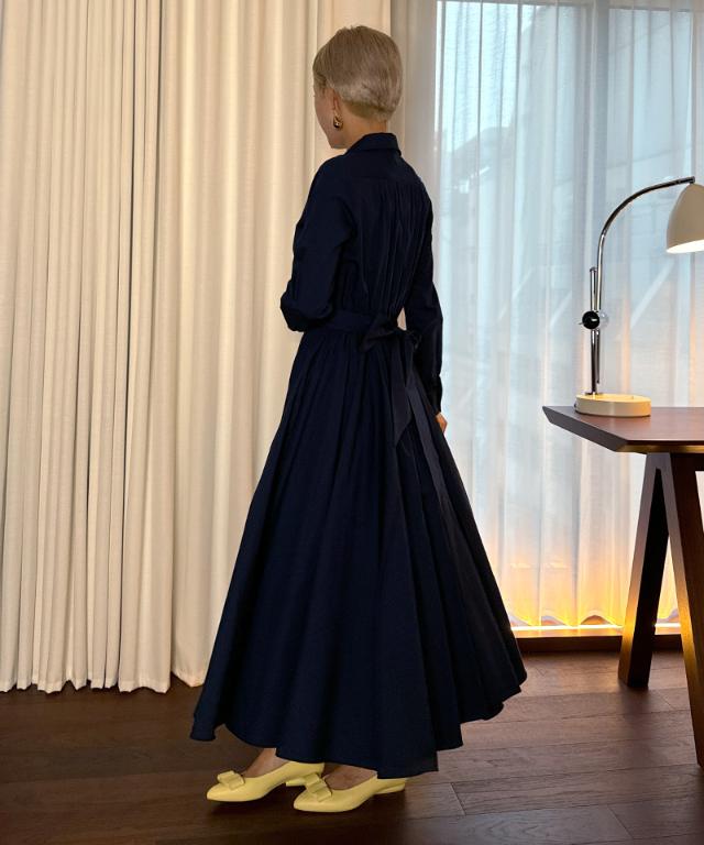 オードリールックエアリーワンピース・長袖_iwa25aw-op22