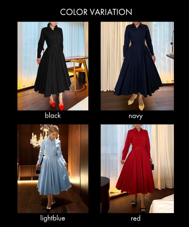 オードリールックエアリーワンピース・長袖_iwa25aw-op22