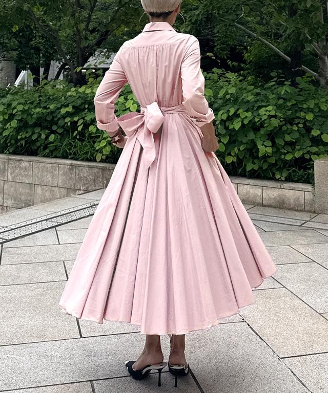 オードリールックエアリーワンピース・長袖_iwa25aw-op22