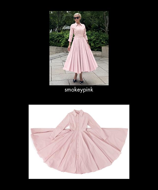 オードリールックエアリーワンピース・長袖_iwa25aw-op22