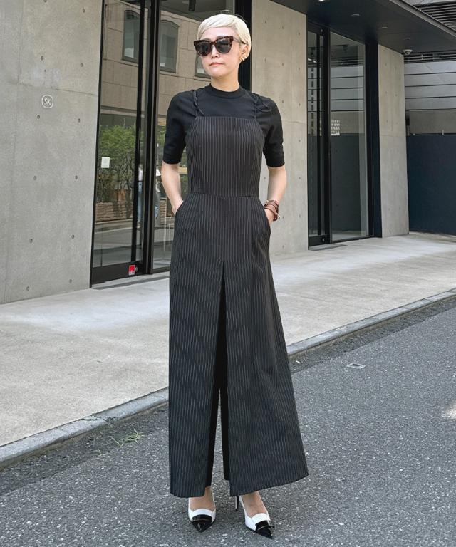 肩紐リボンピンストライプサロペット_iwa25aw-pt08