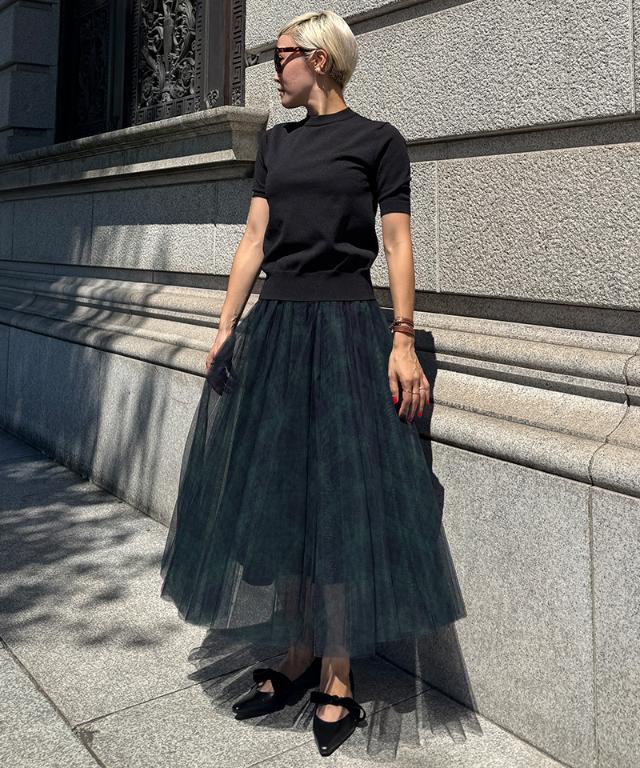 チュールチェックスカート_iwa25aw-sk13