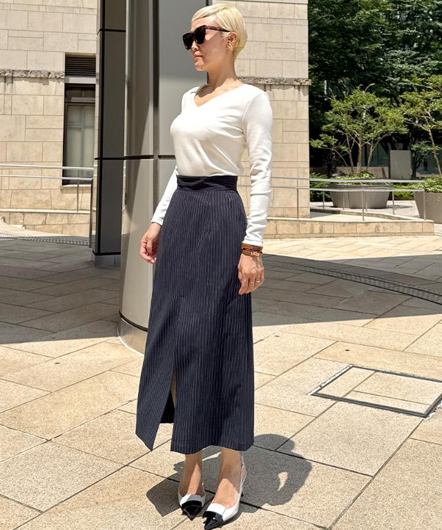 センター深スリットスカート_iwa25aw-sk15