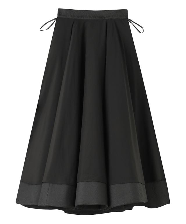 ジャガード立体ドレープスカート_iwa25aw-sk20