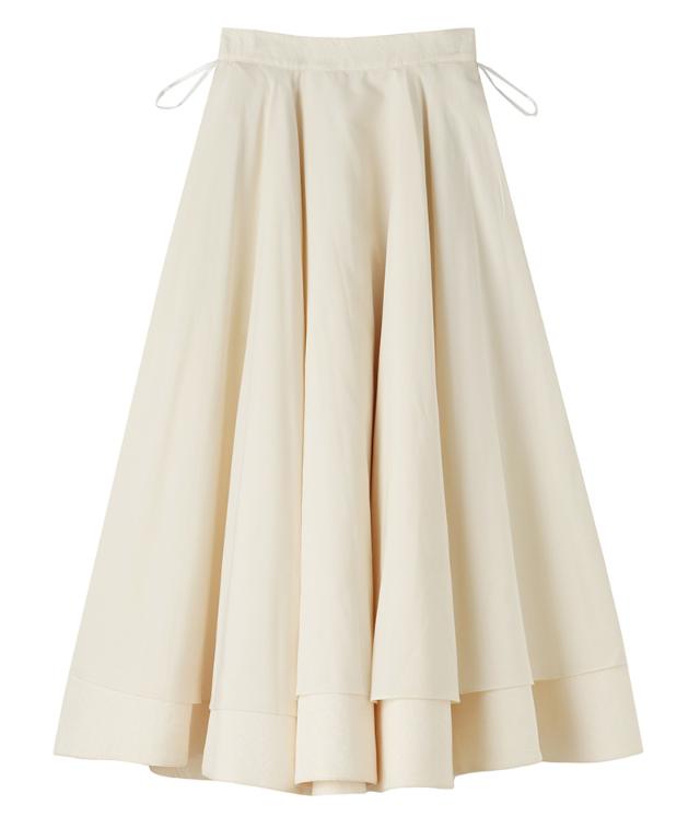 ジャガード立体ドレープスカート_iwa25aw-sk20