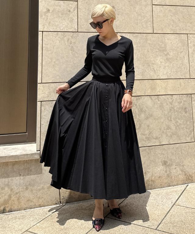 オードリールックスカート_iwa25aw-sk23