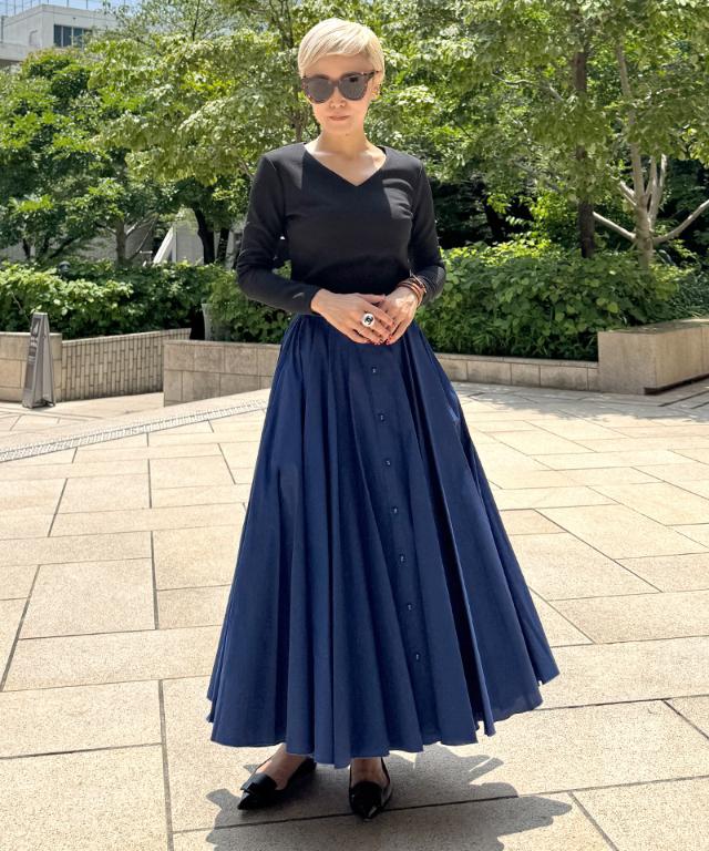 オードリールックスカート_iwa25aw-sk23