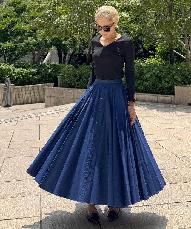 オードリールックスカート_iwa25aw-sk23