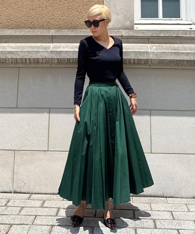 オードリールックスカート_iwa25aw-sk23