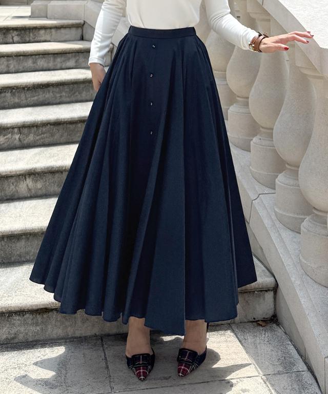 オードリールックスカート_iwa25aw-sk23