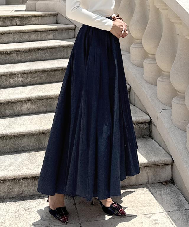 オードリールックスカート_iwa25aw-sk23