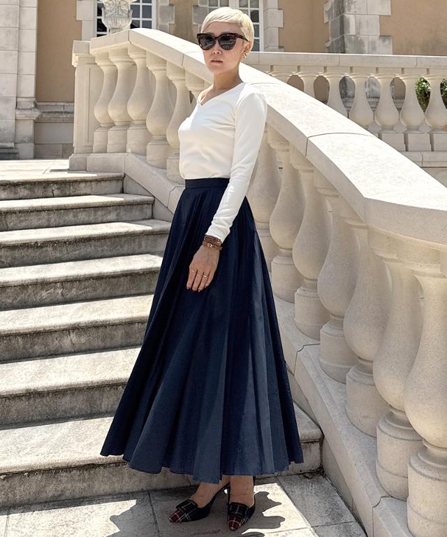 オードリールックスカート_iwa25aw-sk23