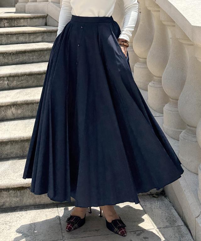 オードリールックスカート_iwa25aw-sk23