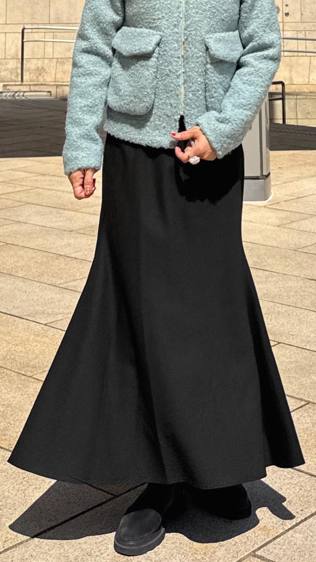 シンプルバイアススカート