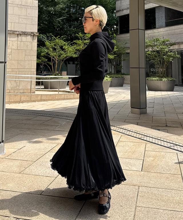 ラグジュアリー花束スカート_iwa25ss-sk10