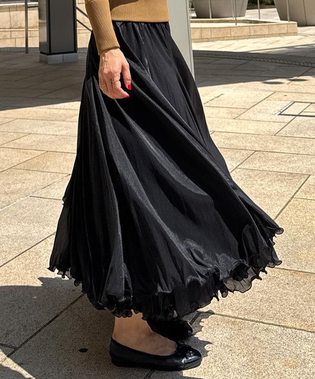 ラグジュアリー花束スカート_iwa25ss-sk10