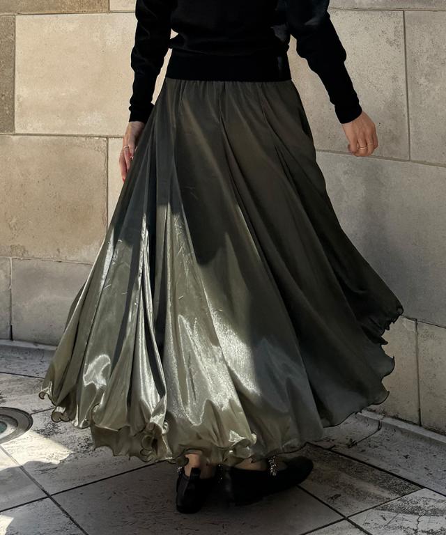 ラグジュアリー花束スカート_iwa25ss-sk10