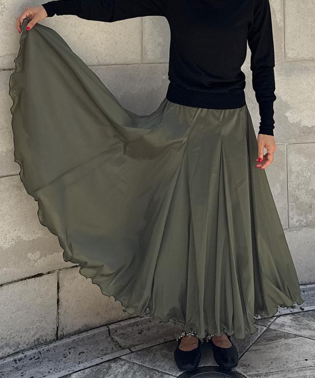 ラグジュアリー花束スカート_iwa25ss-sk10