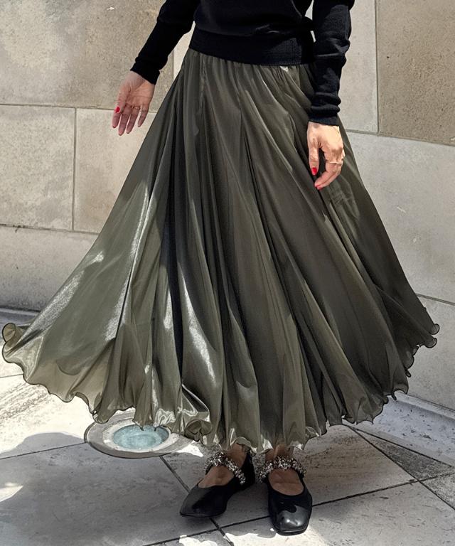 ラグジュアリー花束スカート_iwa25ss-sk10