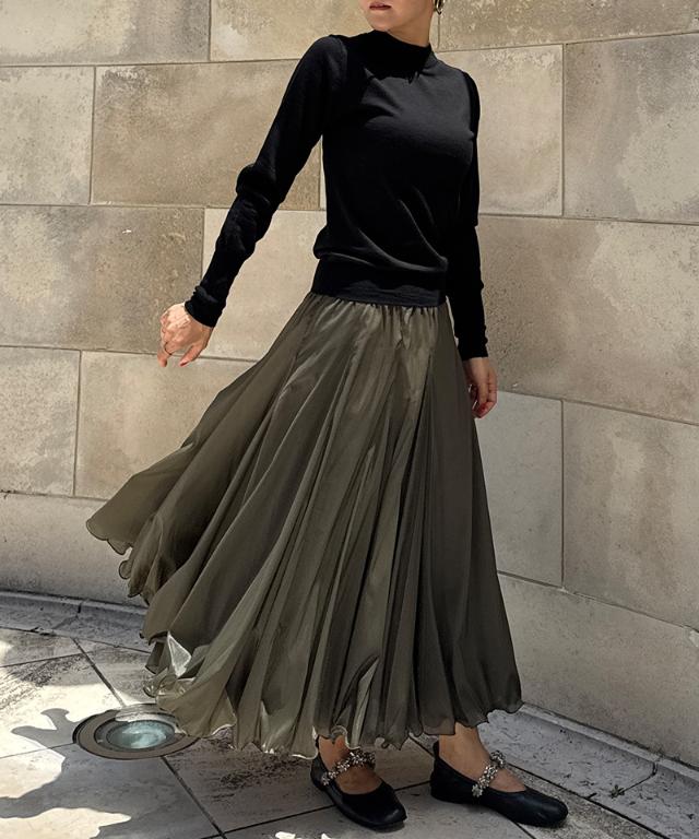 ラグジュアリー花束スカート_iwa25ss-sk10