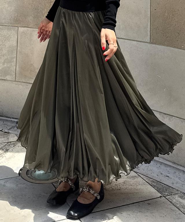 ラグジュアリー花束スカート_iwa25ss-sk10