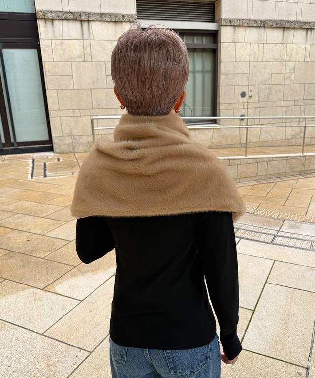 ファーケープ＜ミンク調＞_iwa26aw-jk06