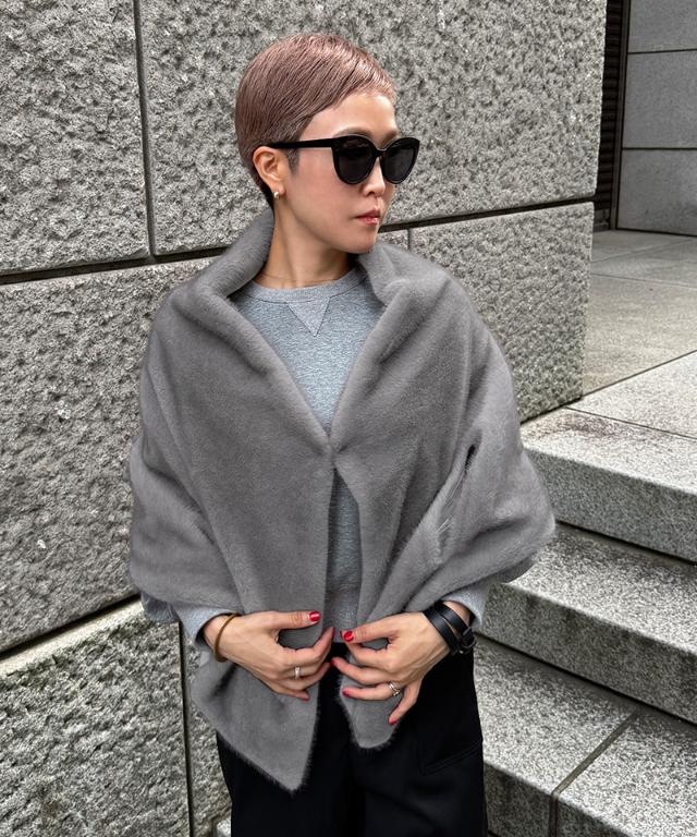 ファーケープ＜ミンク調＞_iwa26aw-jk06
